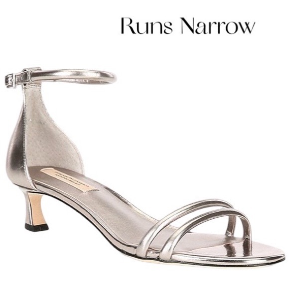 ANTONIO MELANI Shoes - NWOB $159 Antonio Melani x Elizabeth Damrich, the Mama Metallic Ankle Strap